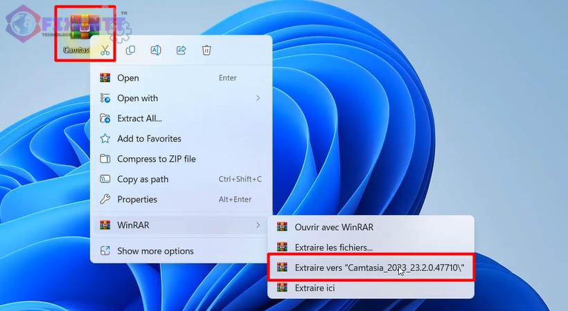 Giải nén Camtasia 2023