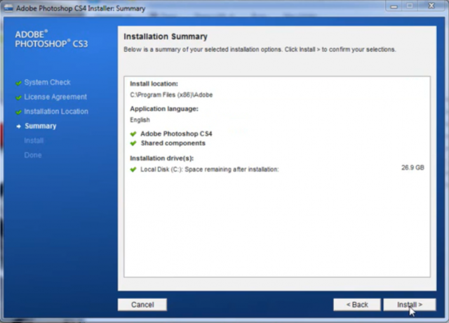 Hướng dẫn cài đặt Adobe Photoshop CS4