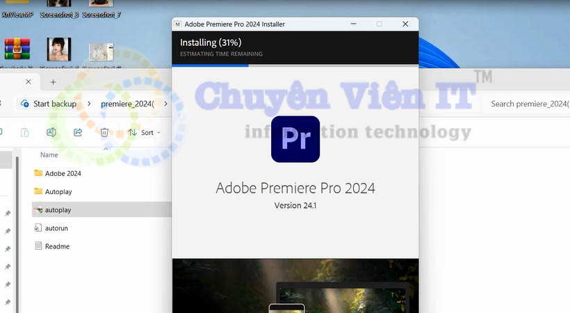 Đợi tải adobe premiere 2024