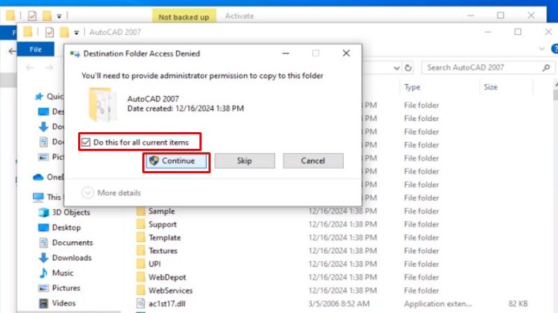 tích như hình và bấm continue hoàn thành cài đặt và kích hoạt