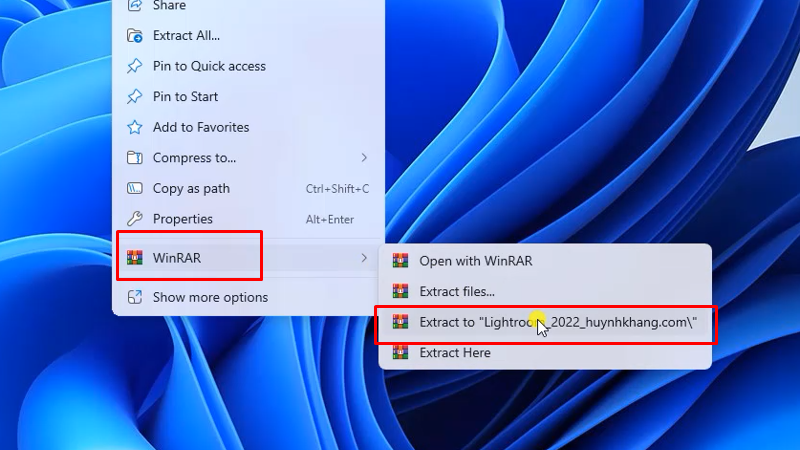 giải nén phần lightroom 2022