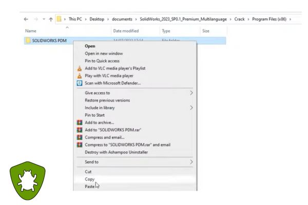 copy solidworks pdm 2023