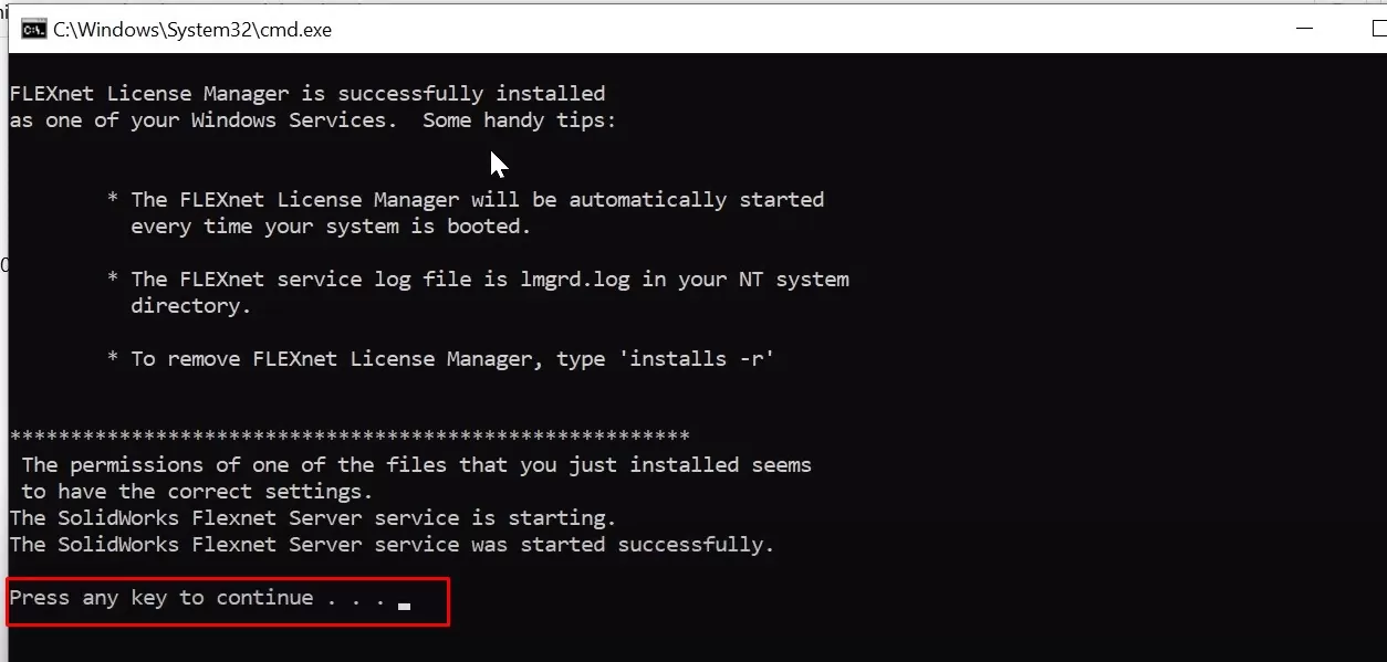 Sau khi hiện ra bảng này, bạn bấm ENTER để tắt