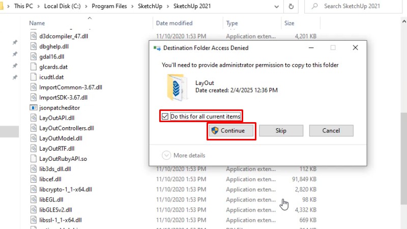 Continue hoàn thành cài đặt và kích hoạt